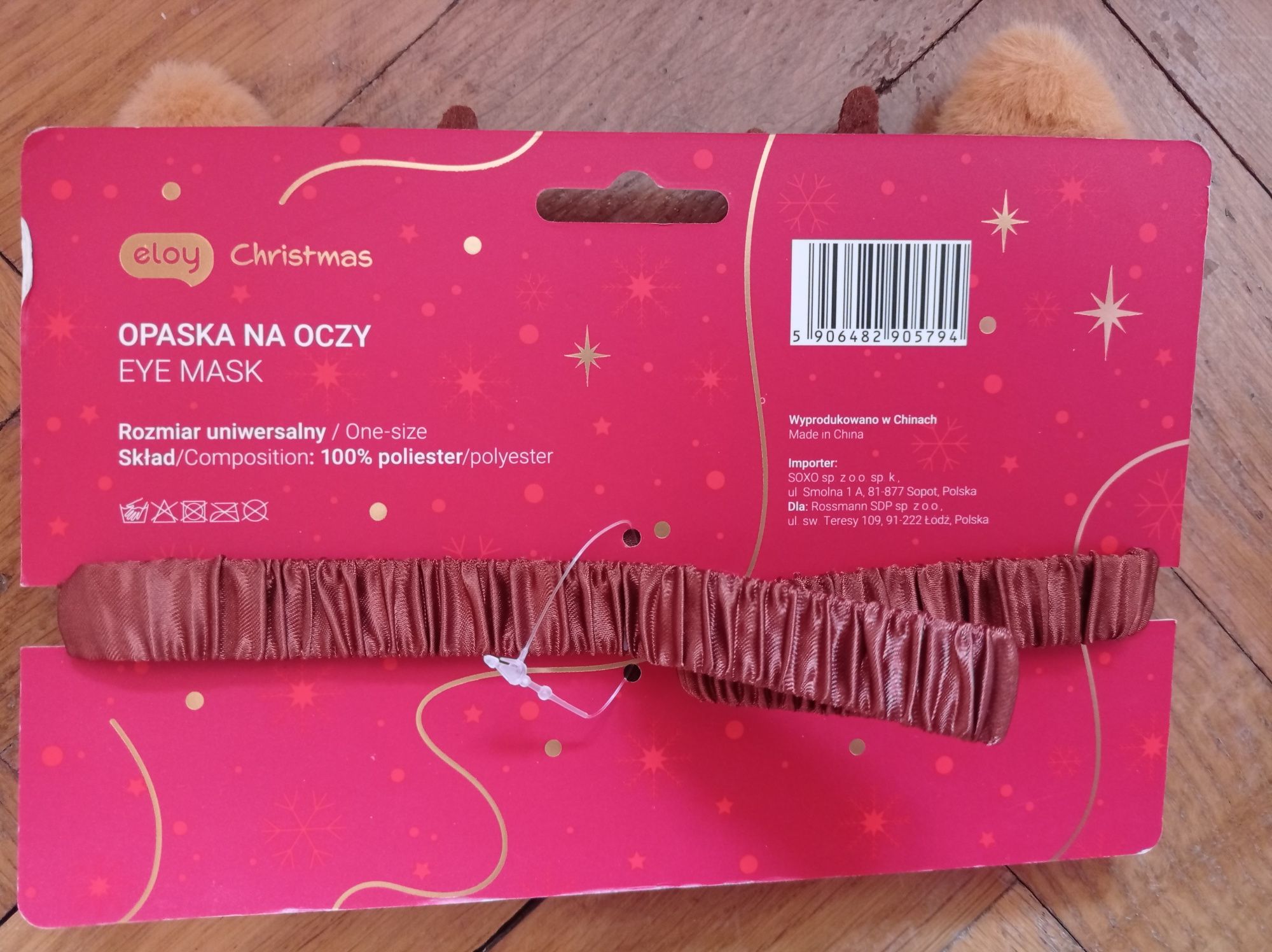 Opaska na oczy do spania