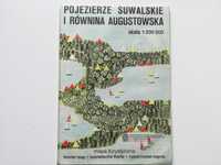 Pojezierze Suwalskie i Równina Augustowska mapa turystyczna