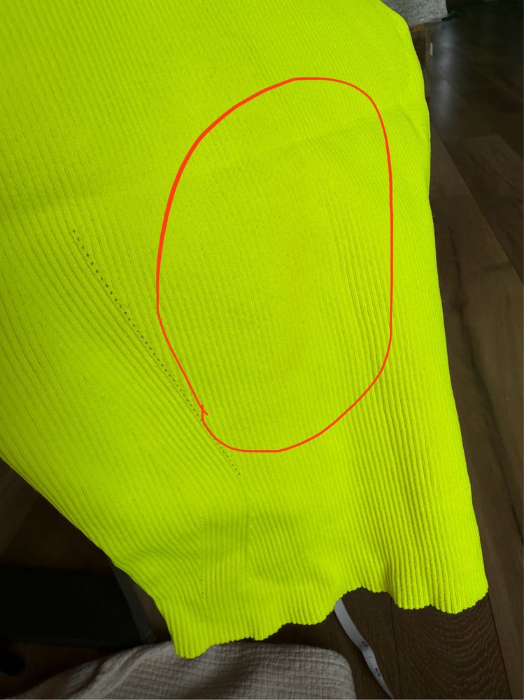 ZARA neonowa bluzka S