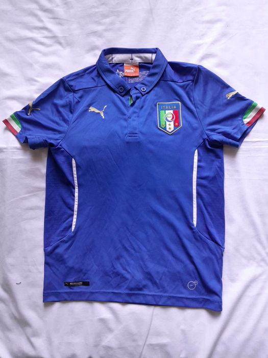 Sprzedam koszulkę piłkarską dziecìęcą Puma Italy FIGC Kid Home 2014