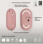 Мишка LOGITECH Pebble Mouse 2 M350s Pink (L910-007014)