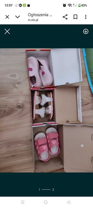 Buty dziecięce dziewczynka