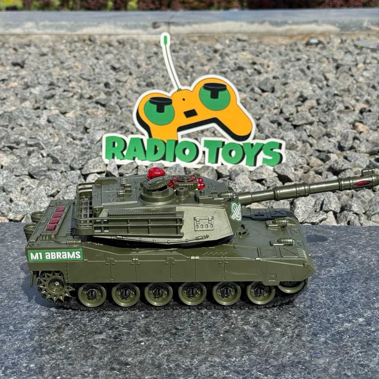Танк на радиоуправлении «M1 Abrams». Машинка на пульте управления