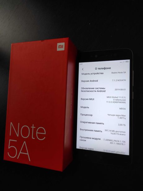 Xiaomi Redmi Note 5A-2000грн.