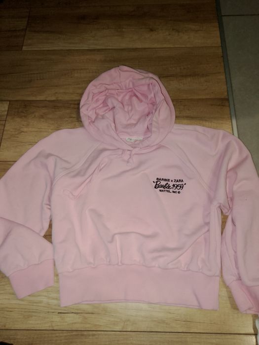 Bluza Zara barbie z kapturem