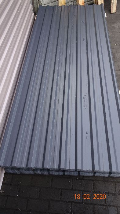Blacha trapezowa poliester 7016 T18 0,5mm , dobra cena, dobra jakość