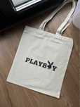 Torebka z bawełny playboy na zakupy shopper tote bag bawełniana eco