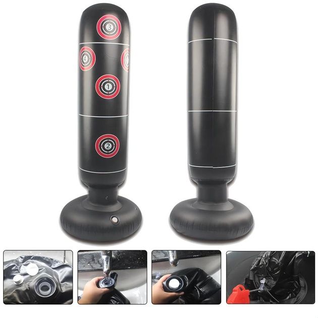 Надувная боксерская груша 160 см неваляшка детская,бокс ,для бокса mma