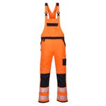 PORTWEST PW344 Nowe Ogrodniczki ostrzegawcze PW3 L pomarańczowo-czarne