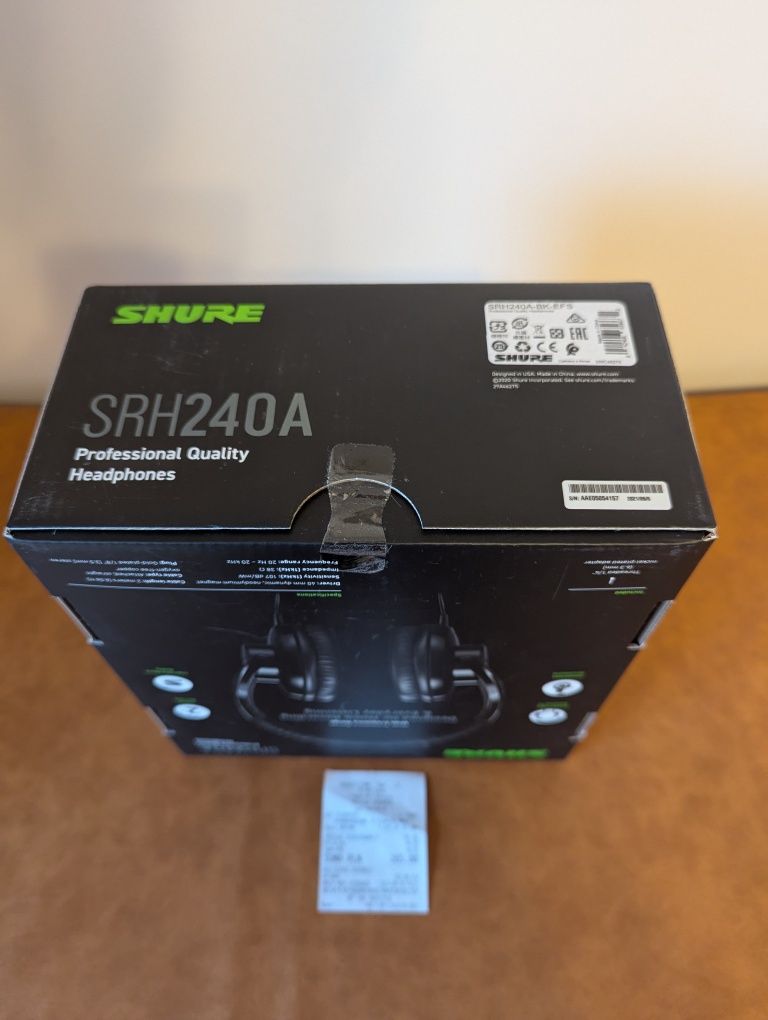 Okazja! Nowe Słuchawki Shure SRH240A