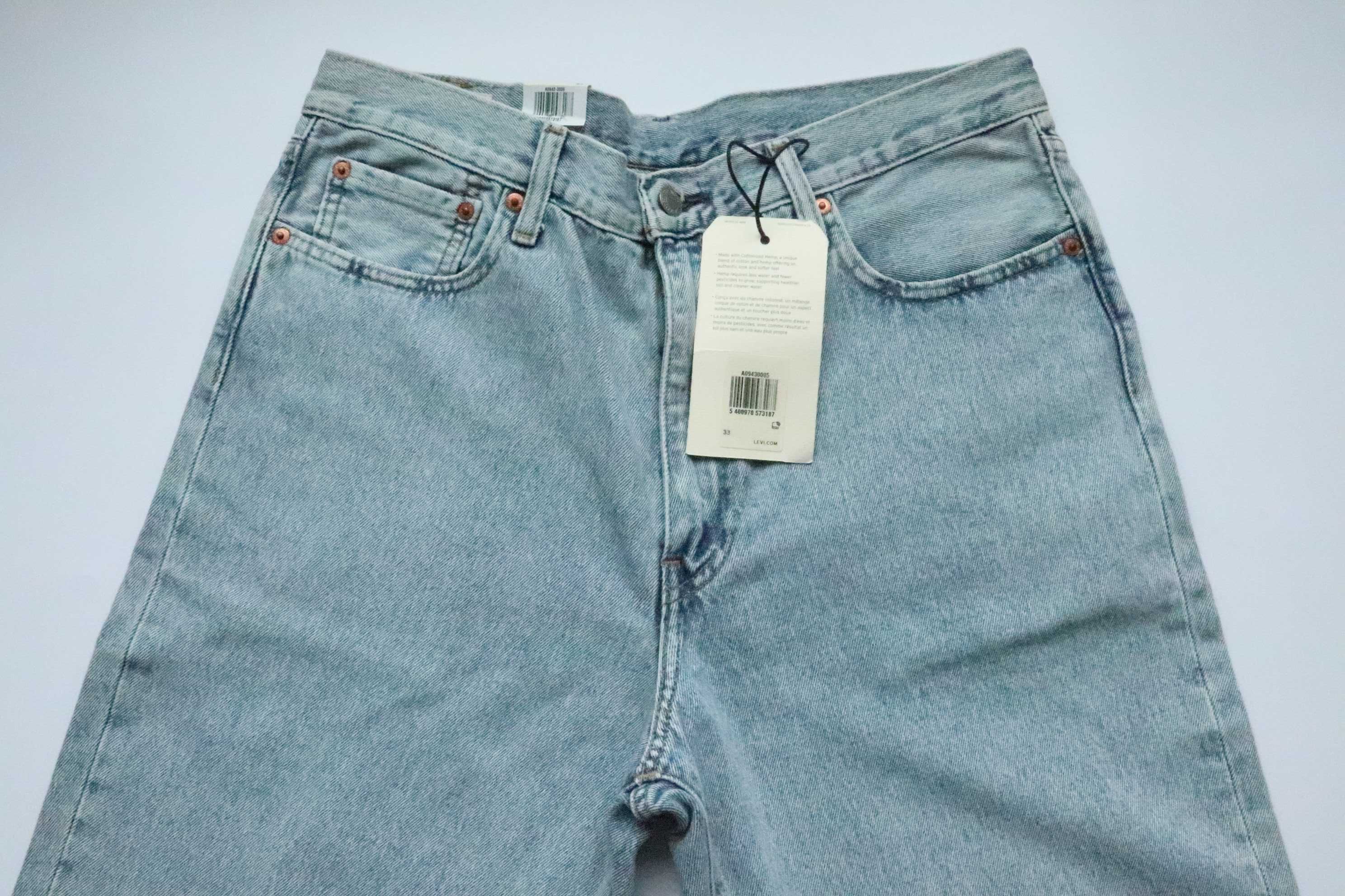 LEVIS STAY LOOSE W33 męskie spodnie nowe vintage retro cena 529zł