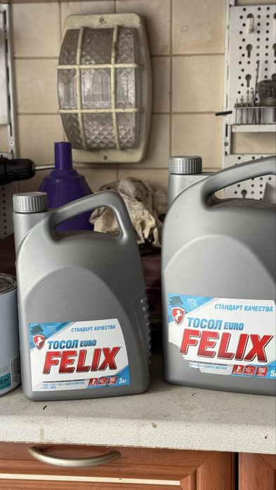 Тосол Felix 35 EURO до -35°С готовый 3 л 5 л