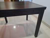 Mesa Refeição Bjursta 90 extensível a 180 cm + 4 cadeiras