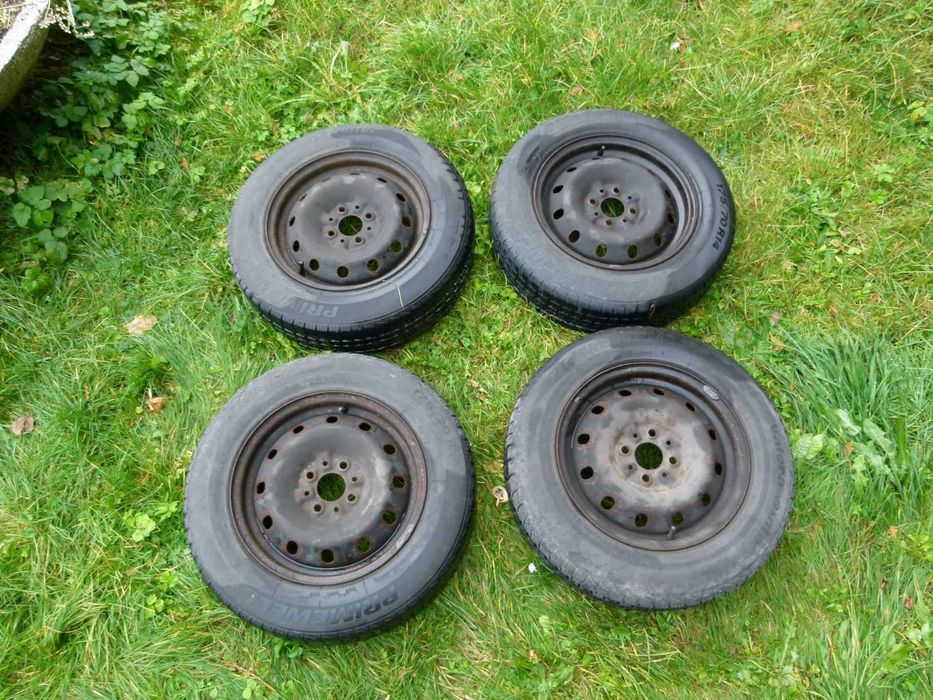 Opony zimowe + felgi Primewell 175/70/R14 ponad 5mm Fiat Lancia 98mm