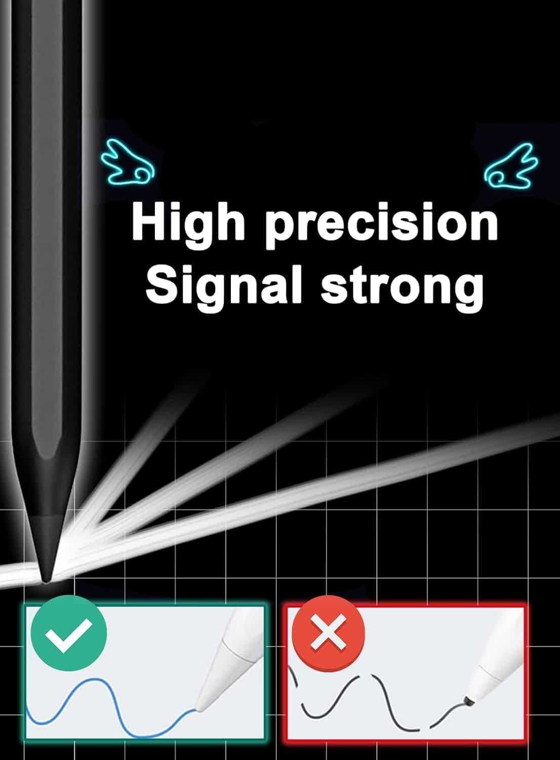 Rysik do tabletu z systemem Android Magnetic POM czarny