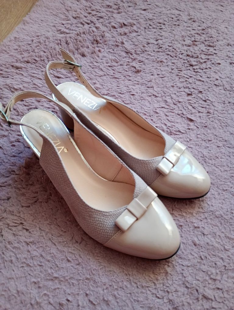 Skórzane buty Venezia 36 nowe