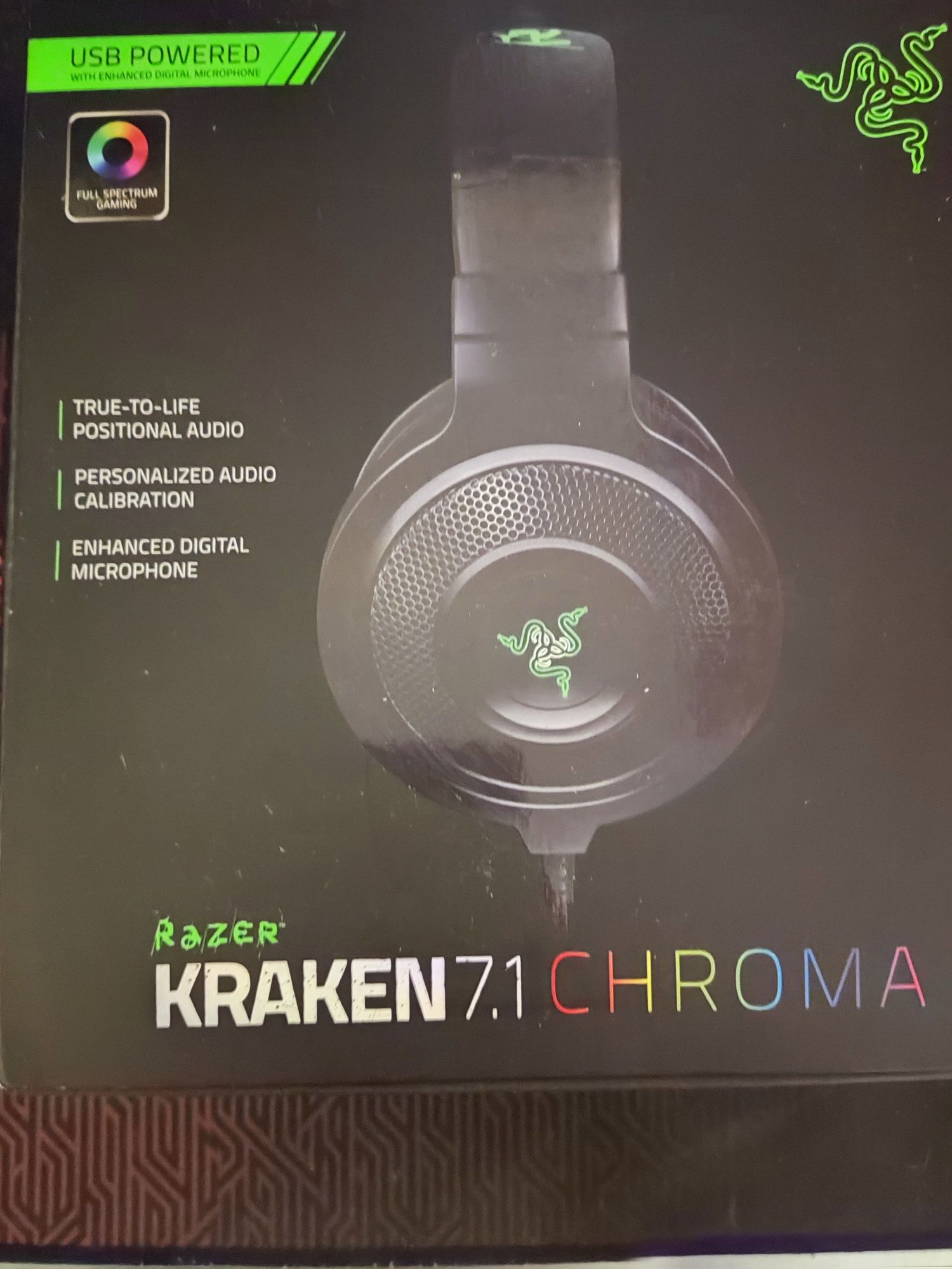 Headset Razer Chroma 7.1 hyperx cloud 2