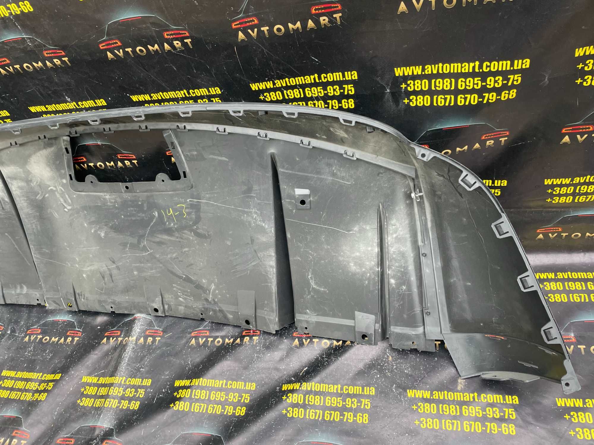 Накладка нижня заднього бампера Tesla Model X 2016р- 1058354-00-F