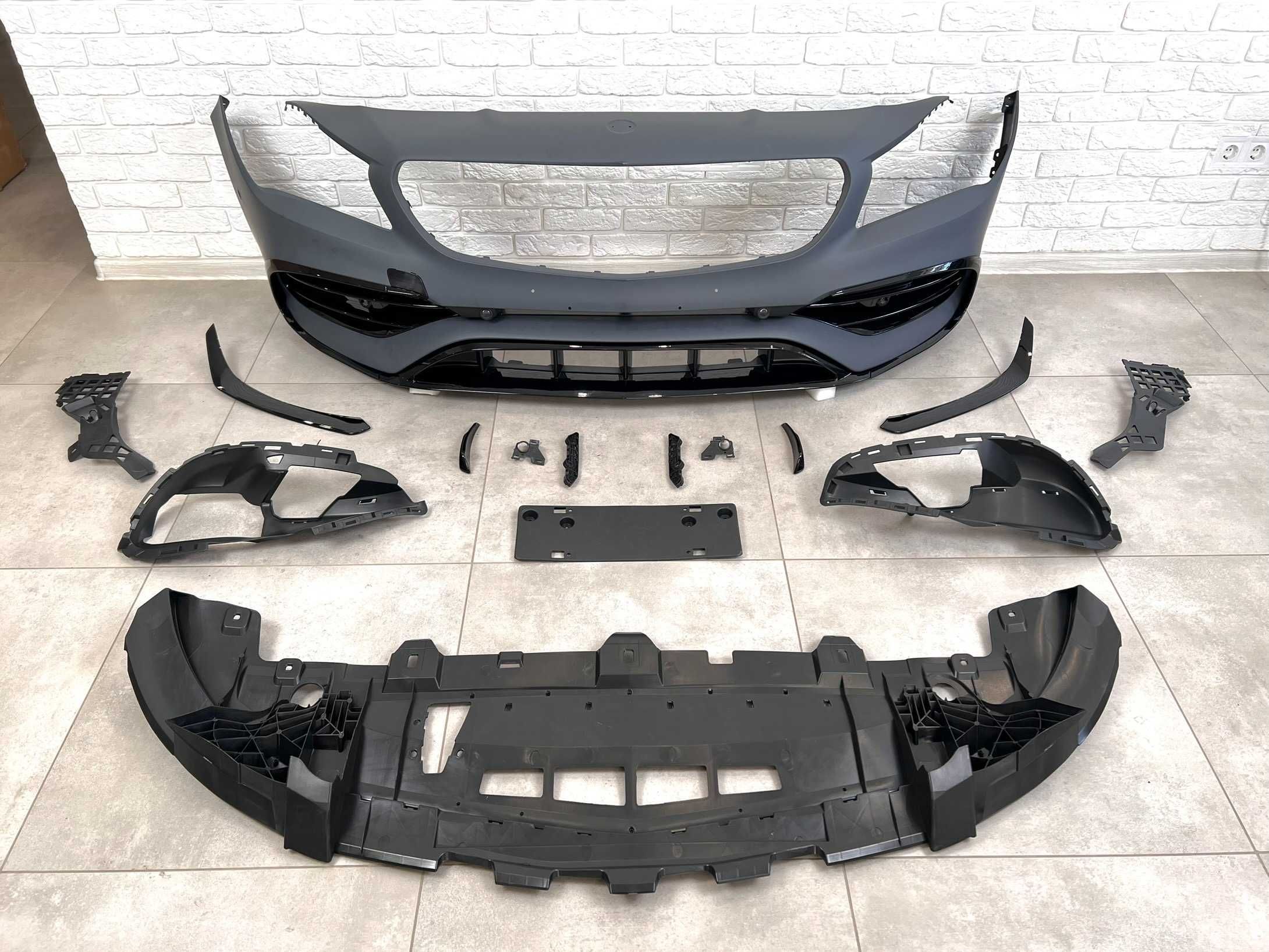 Бампер передний CLA GLE CLA45 AMG Mercedes C117 AMG Line V167 C16