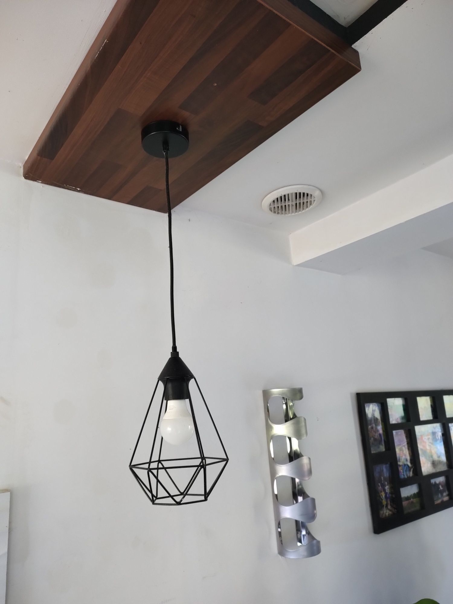 Lampa wisząca czarna LOFT