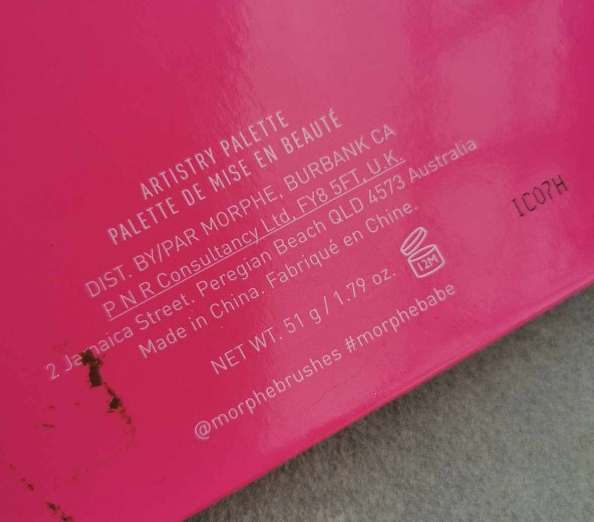 Jeffree Star Morphe Artistry Palette limitowana kolorowa paleta indie