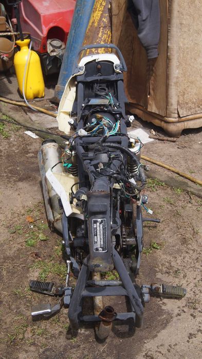 GB Street Yamasaki 50 2011 rama niekompletna tłumik dokumenty