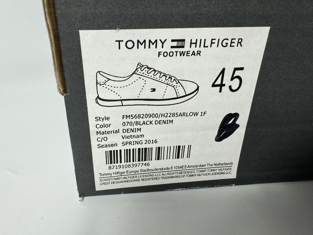 Nowe sneakersy trampki meskie Tommy Hilfiger 45 outlet