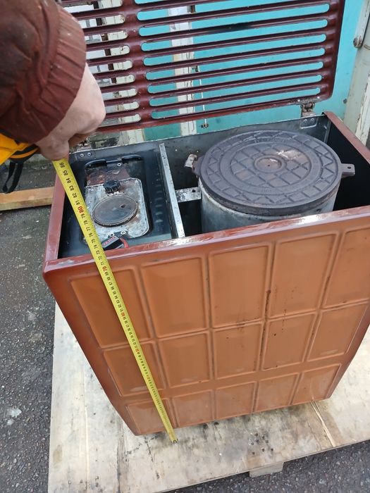 Печка буржуйка камин на дизельном топливе