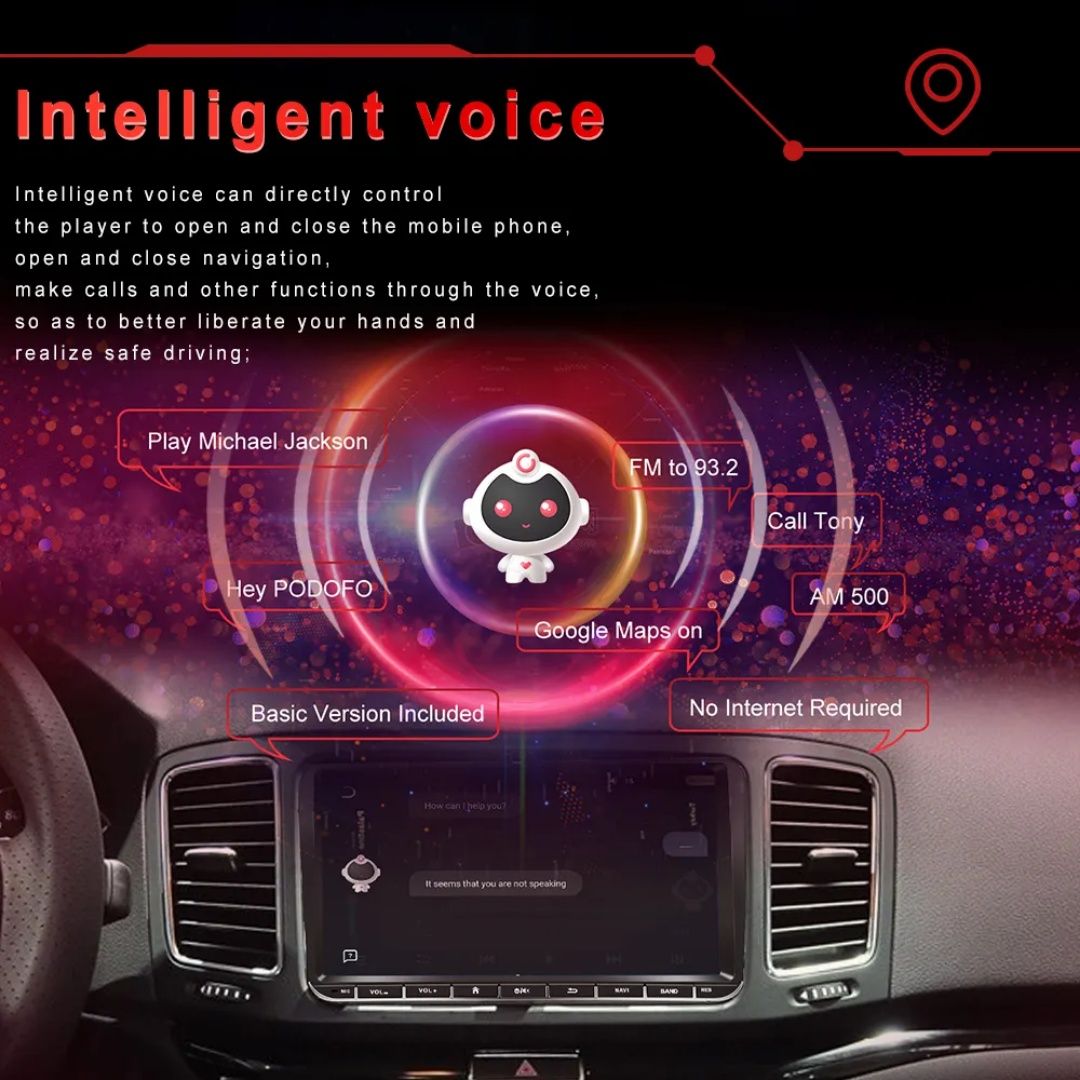 Rádio Android 8/128GB 4G Carplay GPS wifi Volkswagen Seat Skoda NOVO