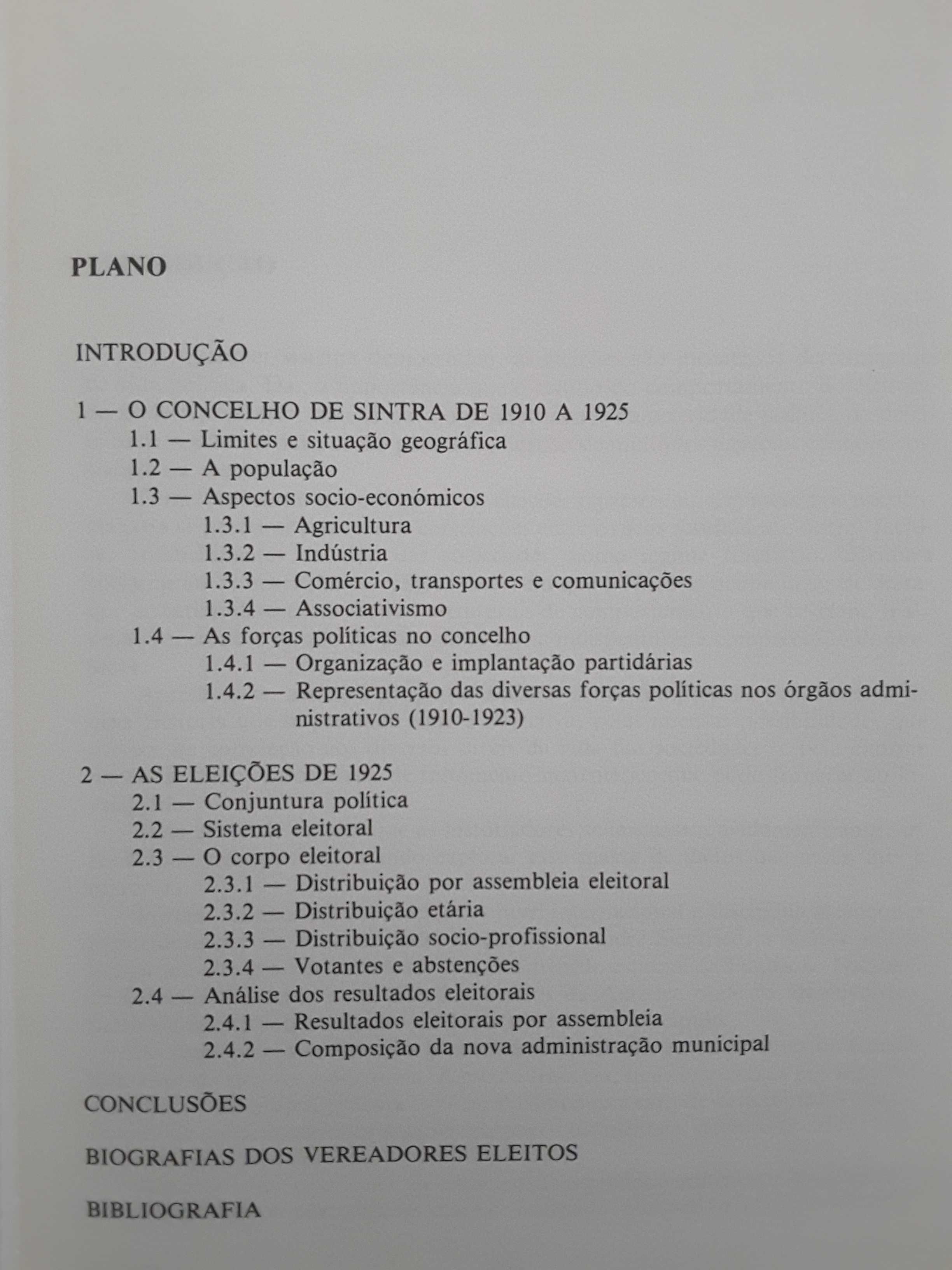 Eleições em Sintra 1910/26/ Crise do Liberalismo/Pneumónica no Algarve