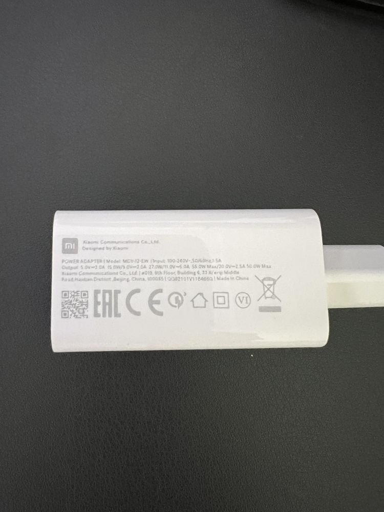 Carregador Adaptador Xiaomi GaN 55W