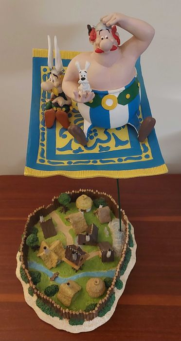 Cenário de Asterix em resina. Raro