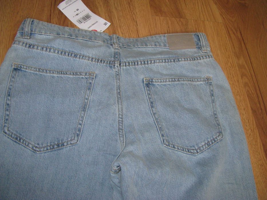 Bawełniane jeansy z prostą nogawką Sinsay/Denim