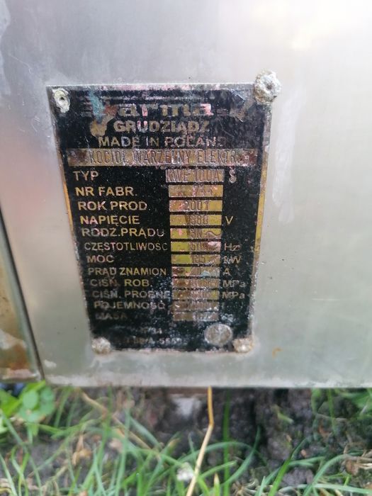 Kocioł warzelny elektryczny Warma Grudziądz 100 litrów.