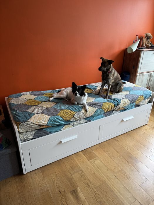 Leżanka Ikea biała