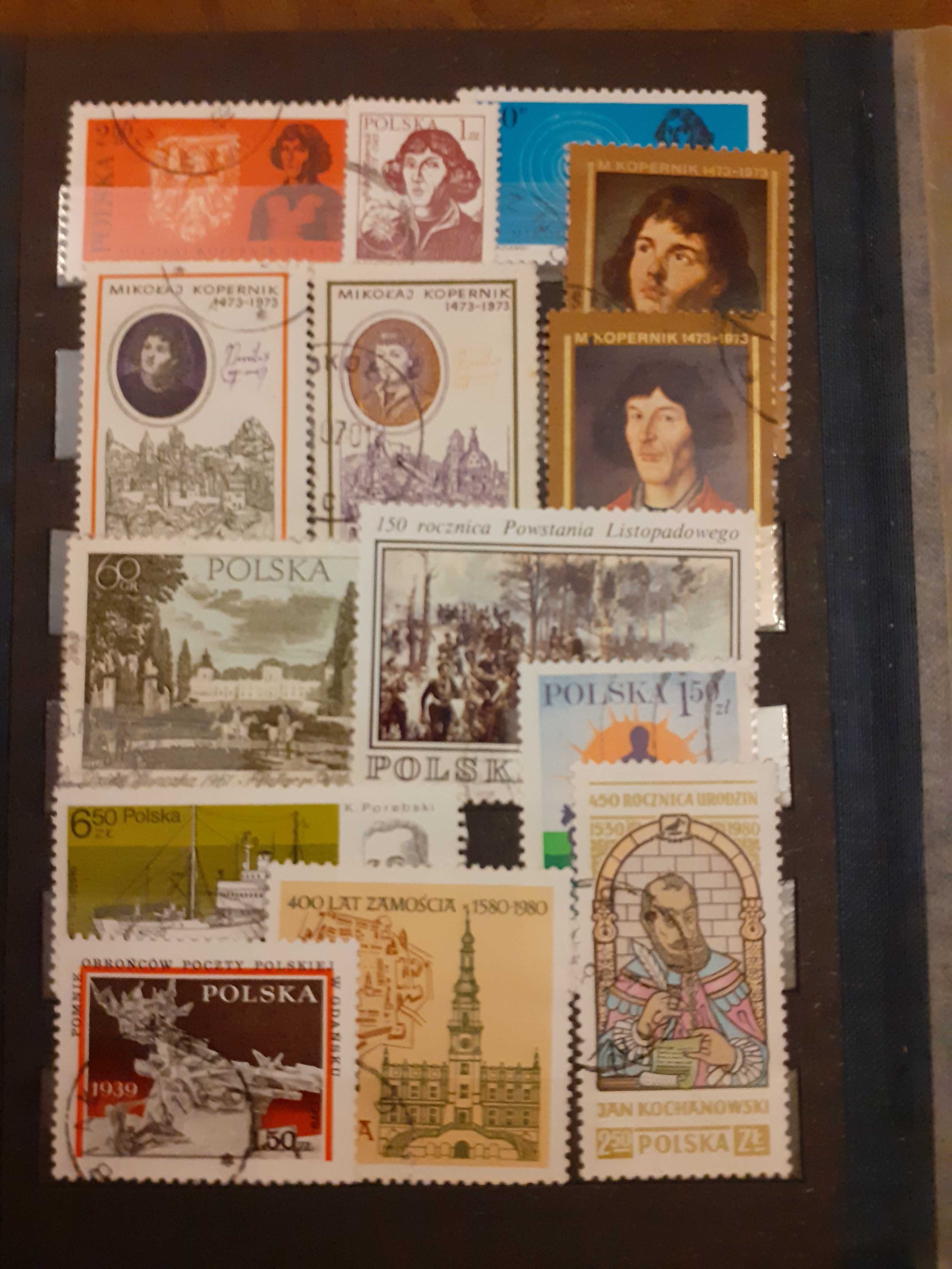 Znaczki kolekcjonerskie pocztowe i inne klaser