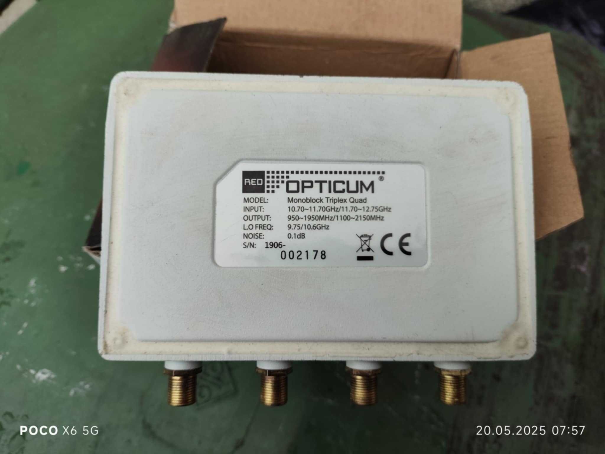 Konwerter sat monoblock triplex quad