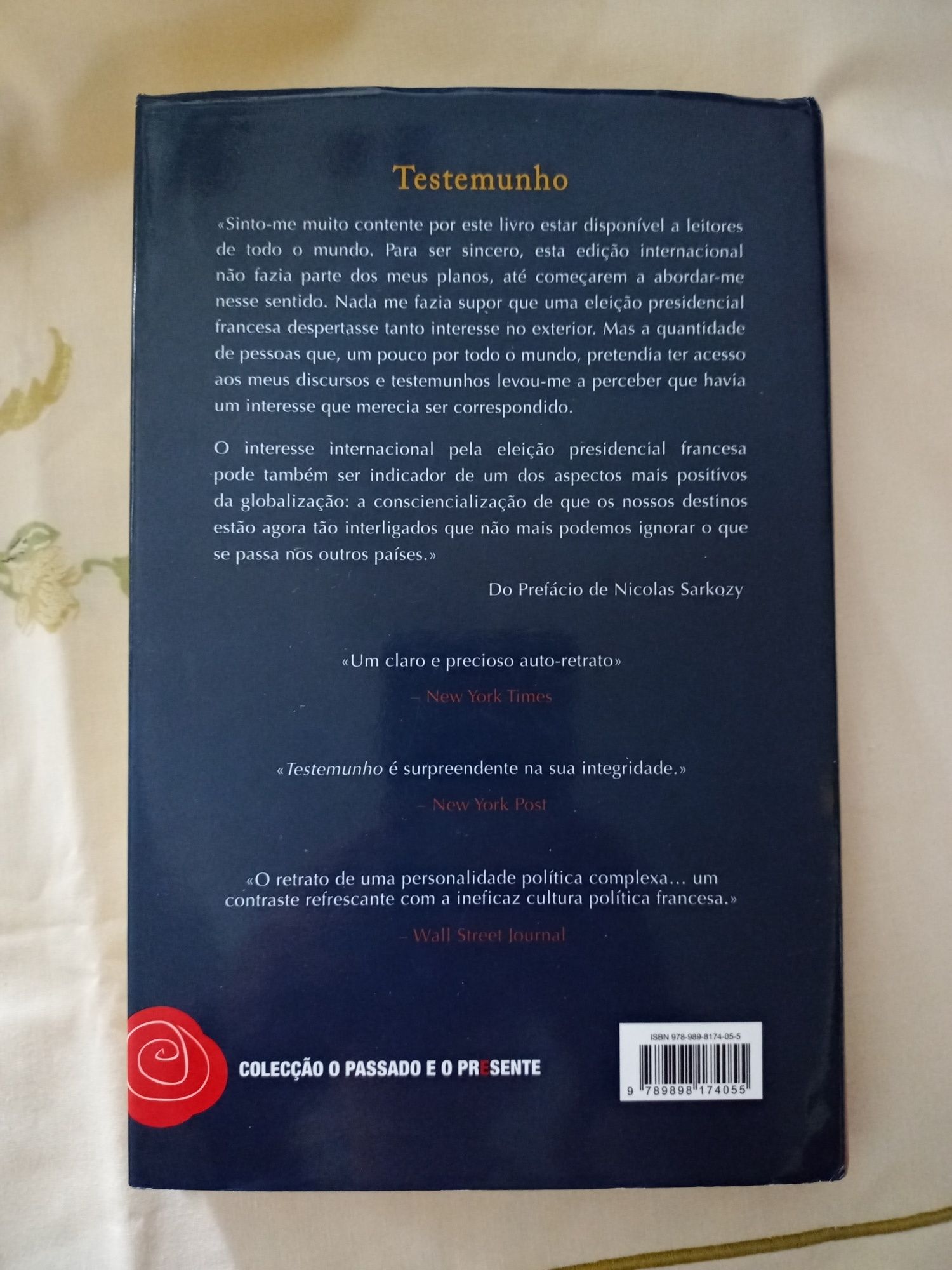 Livro " Testemunho"