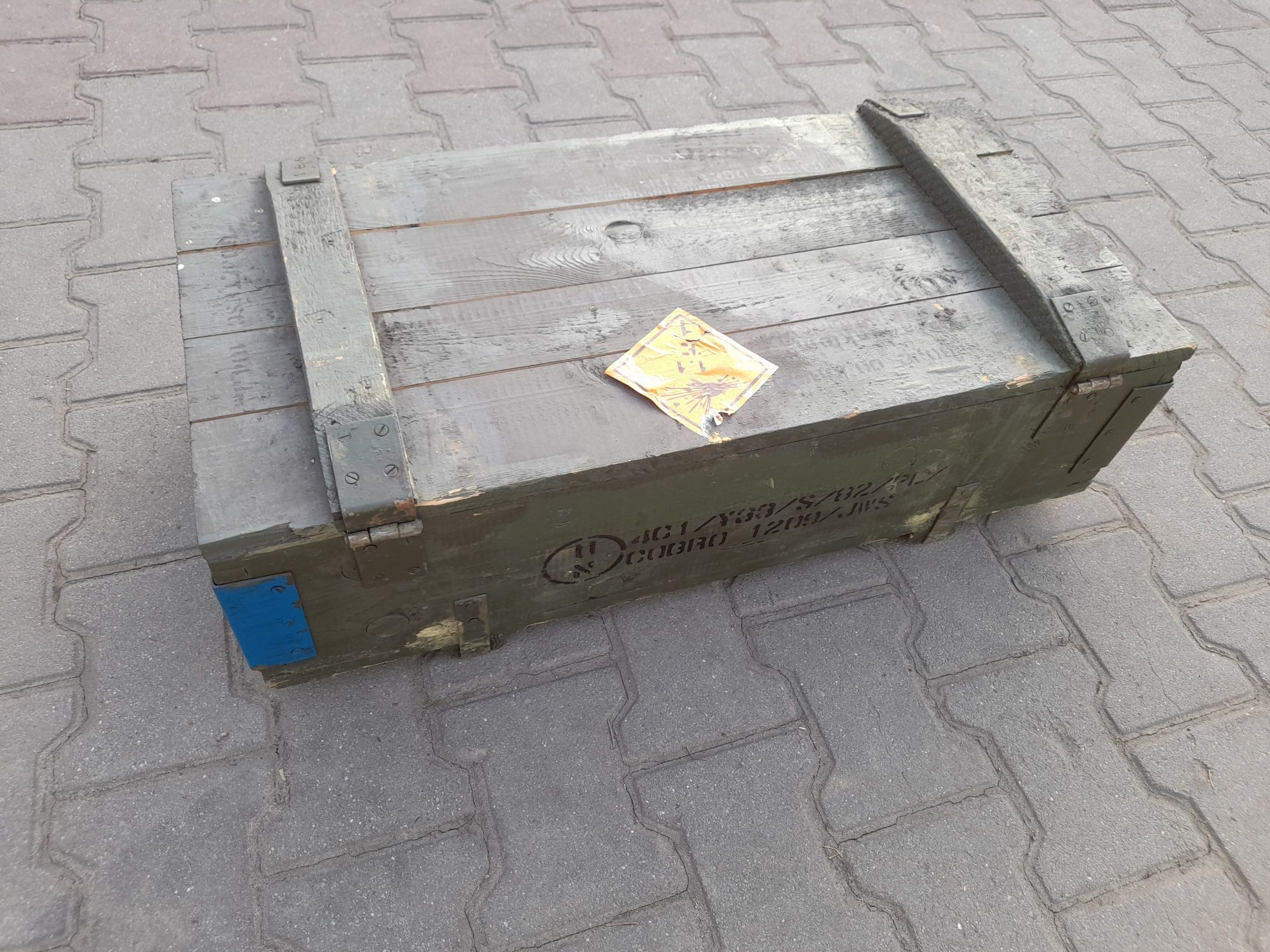 Skrzynia wojskowa PG-7 Drewniana