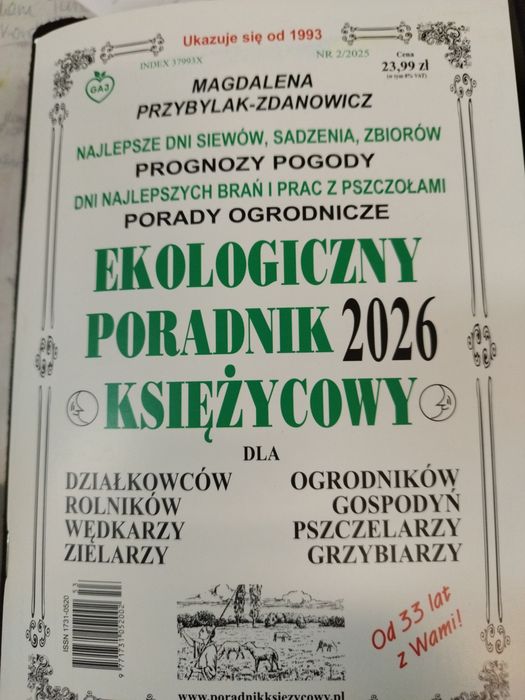 Ekologiczny poradnik księżycowy na 2026 rok