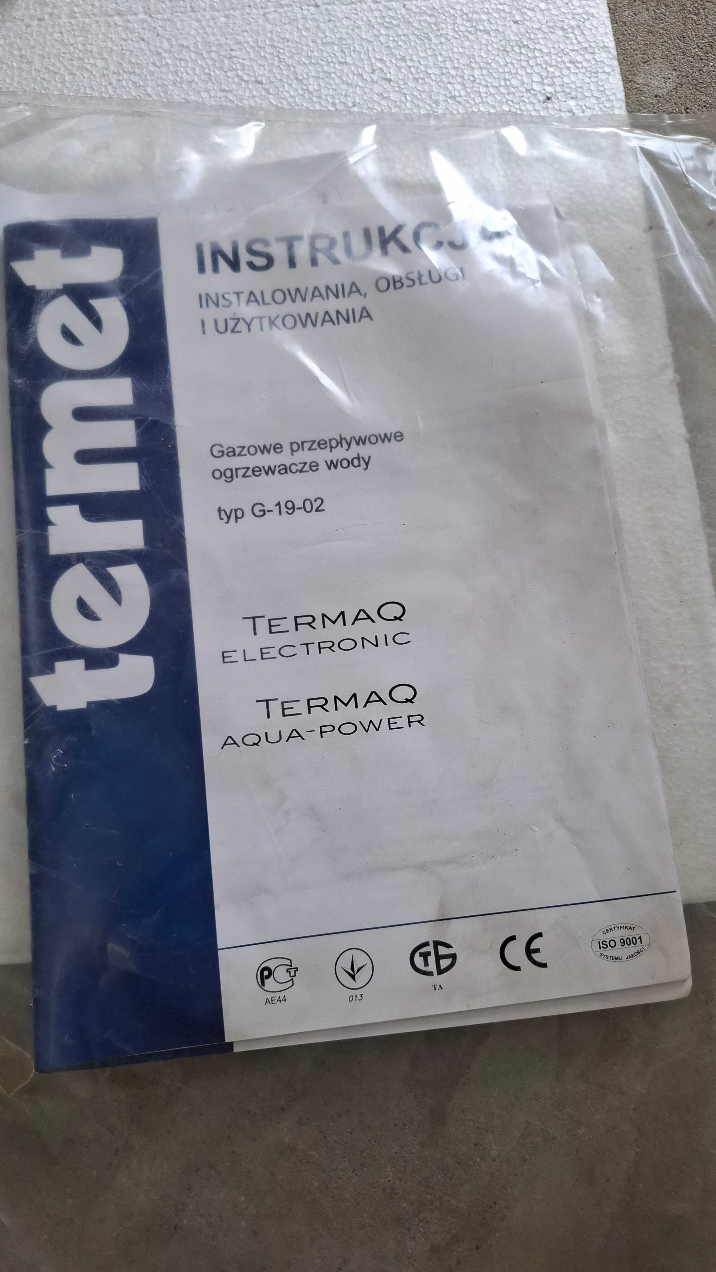 ogrzewacz gazowy Termet G-19-02 - używany