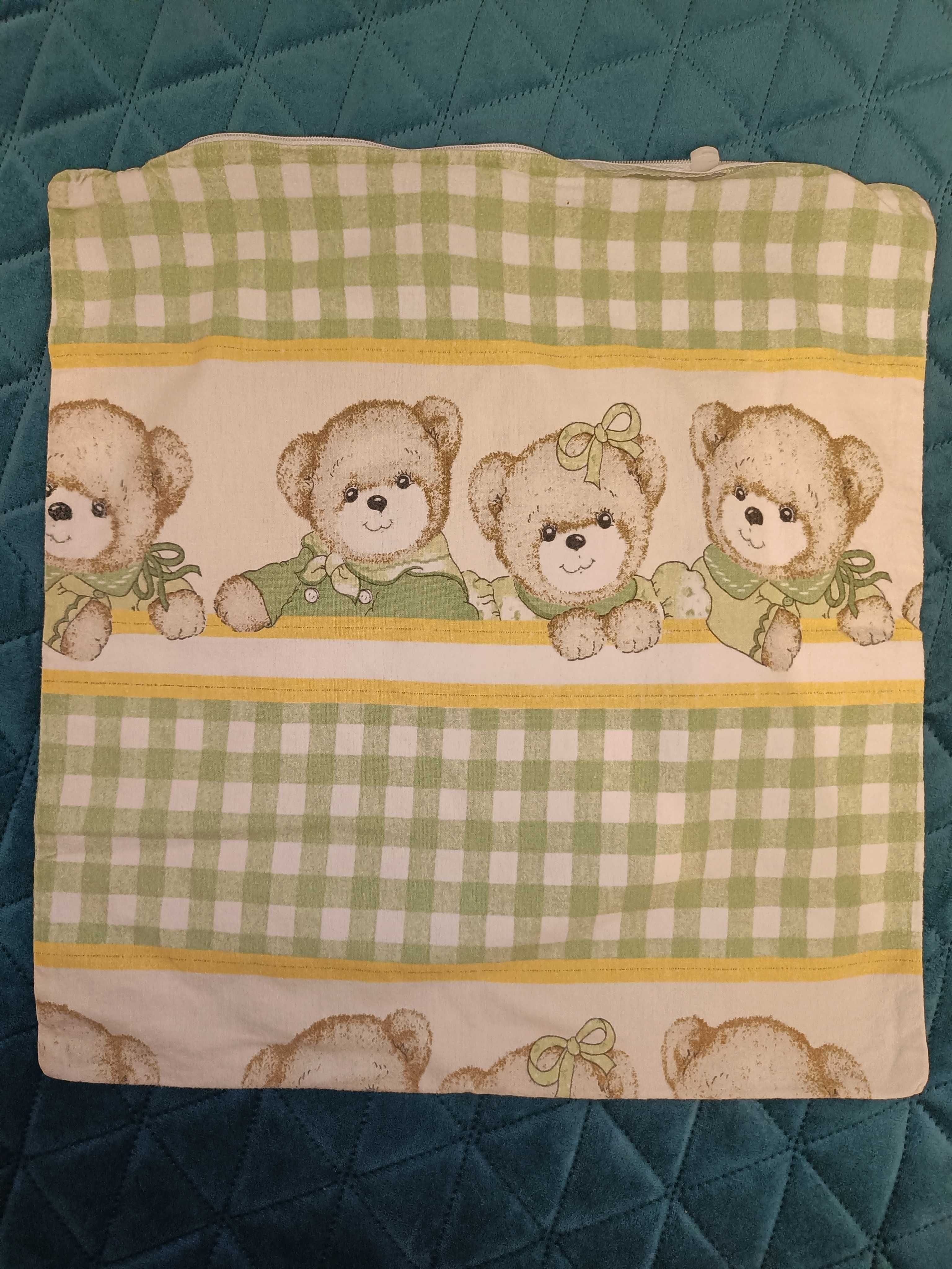 Poszewka na poduszkę 37cmx37cm wesołe misie