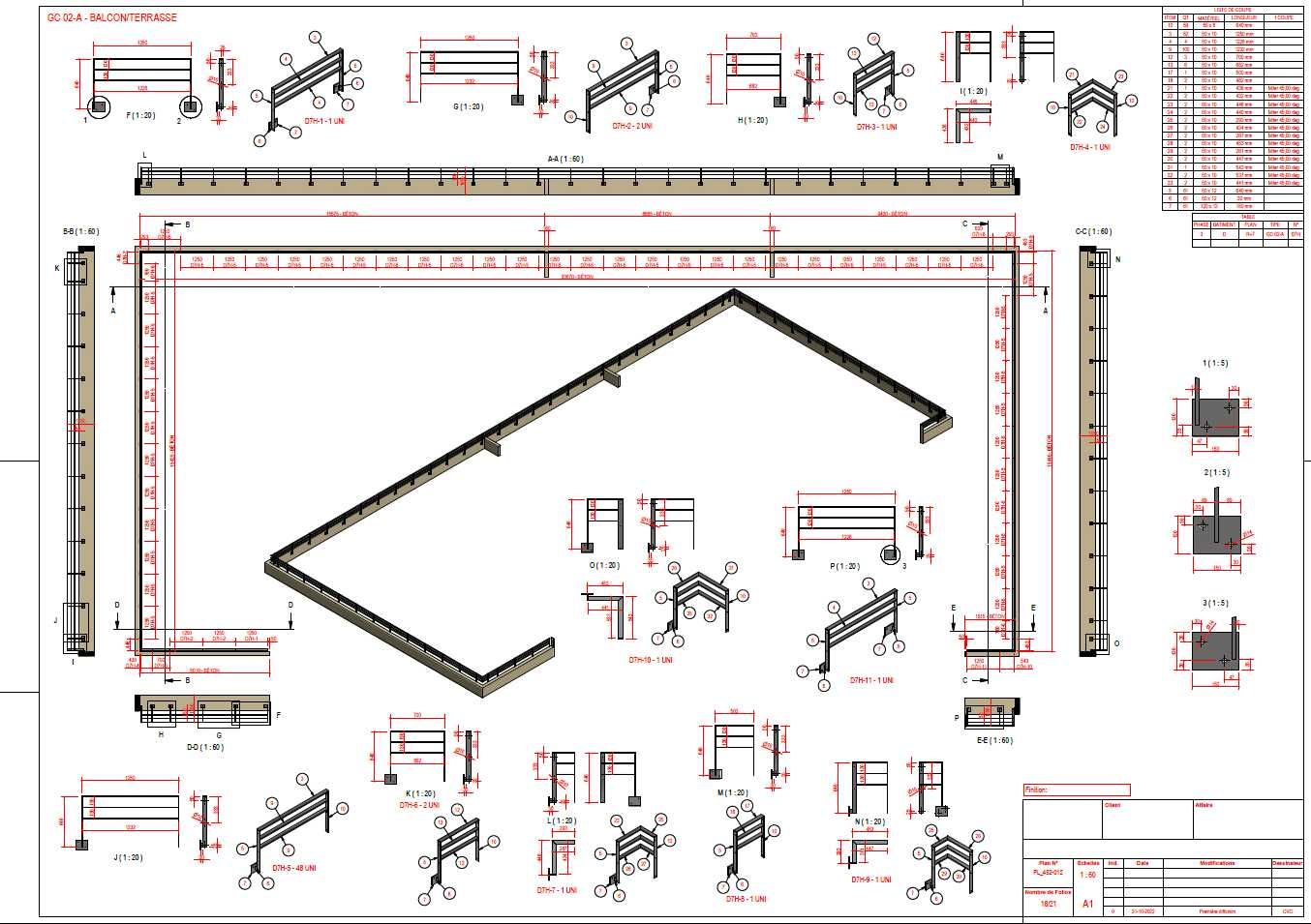 Desenhador técnico e preparação de trabalho em Autodesk Inventor.