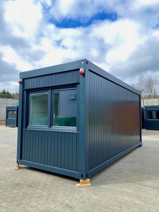 Kontener biurowy budowlany mieszkalny 6x2,5 - Produkcja na Zamówienie