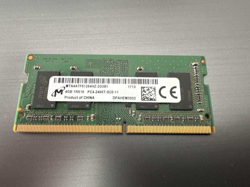 Pamięć ram Micron KVR21S15S8/4 DDR4 4GB