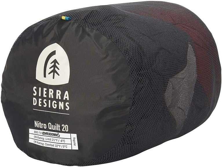 Спальник Sierra Designs Nitro Quilt 800F 20 Regular (мармот)