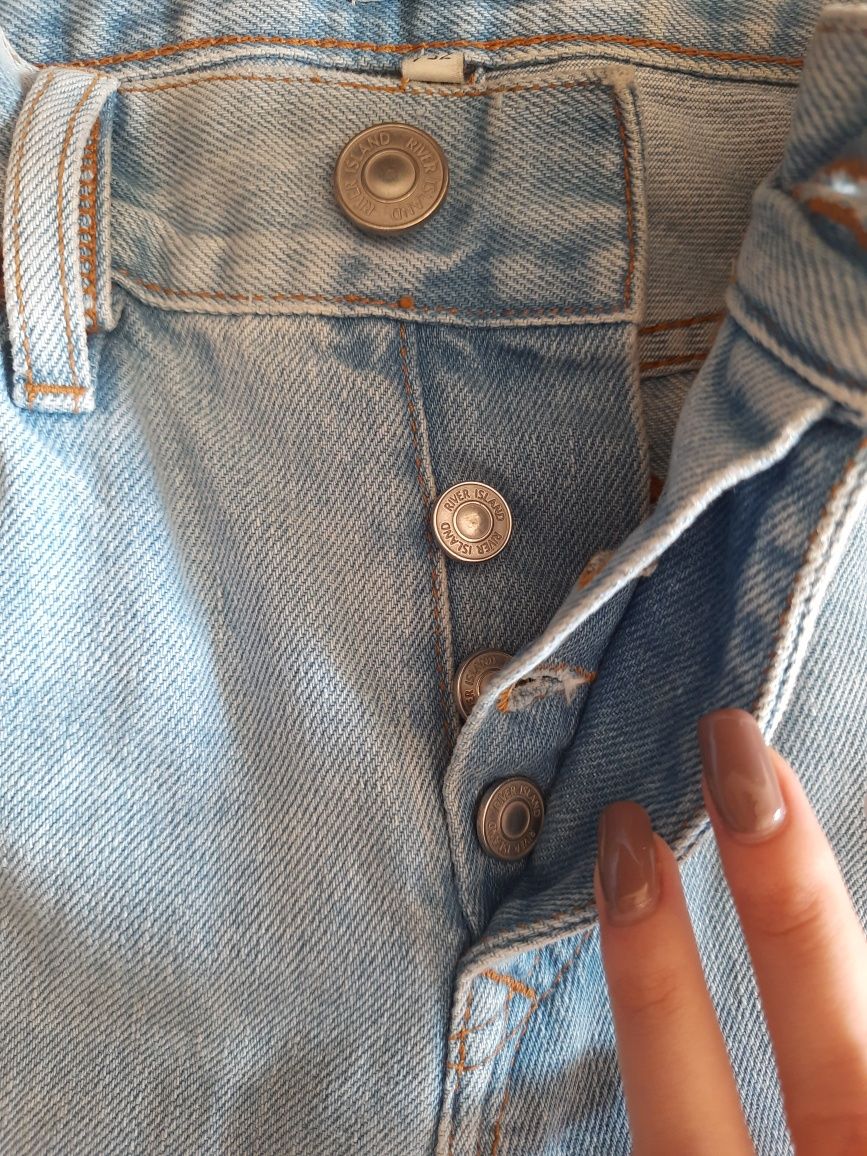 блакитні джинси slim