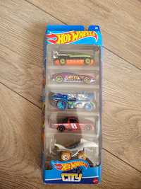 Samochody Hot wheels City 5 sztuk