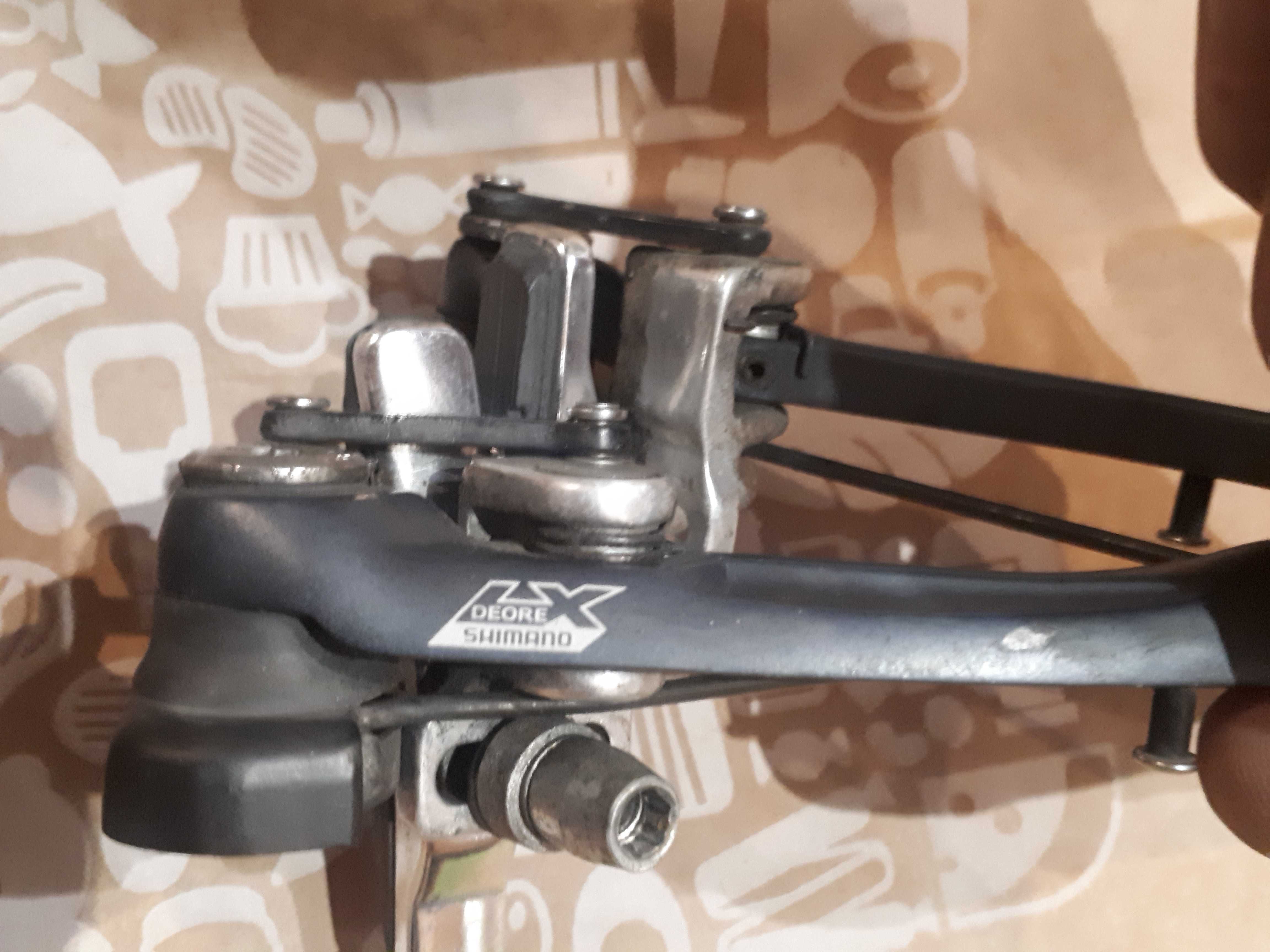 hamulce V brake shimano deore lx m 570  przód i tył stan bdb