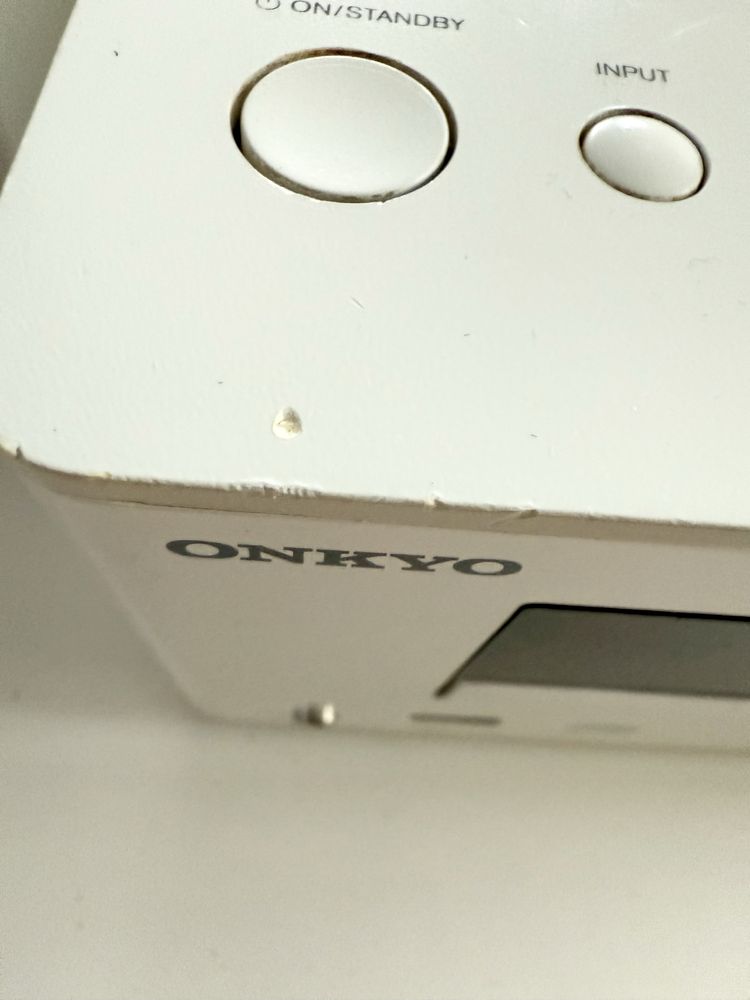 wieża stereo onkyo CR-255 biała wraz z głośnikami